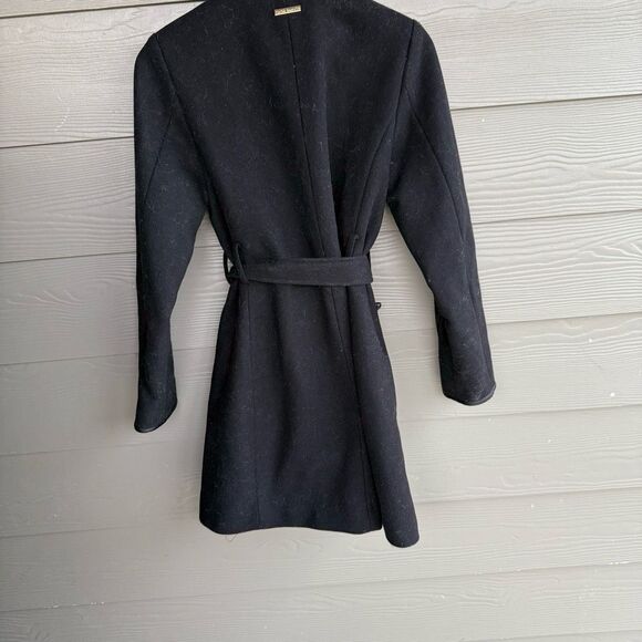 Vince Camuto wool faux leather trim jacket - Picture 7 of 7